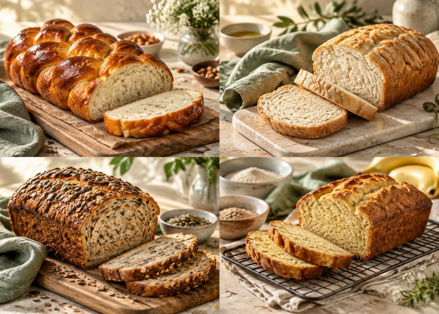 Receita de pão sem glúten caseiro